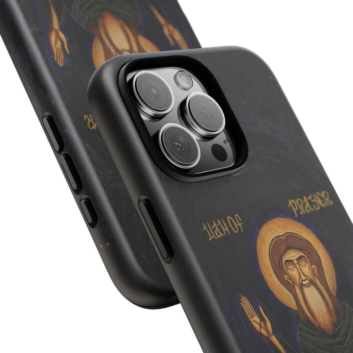 Christelijk telefoonhoesje Paus Cyrillus VI zwart mat