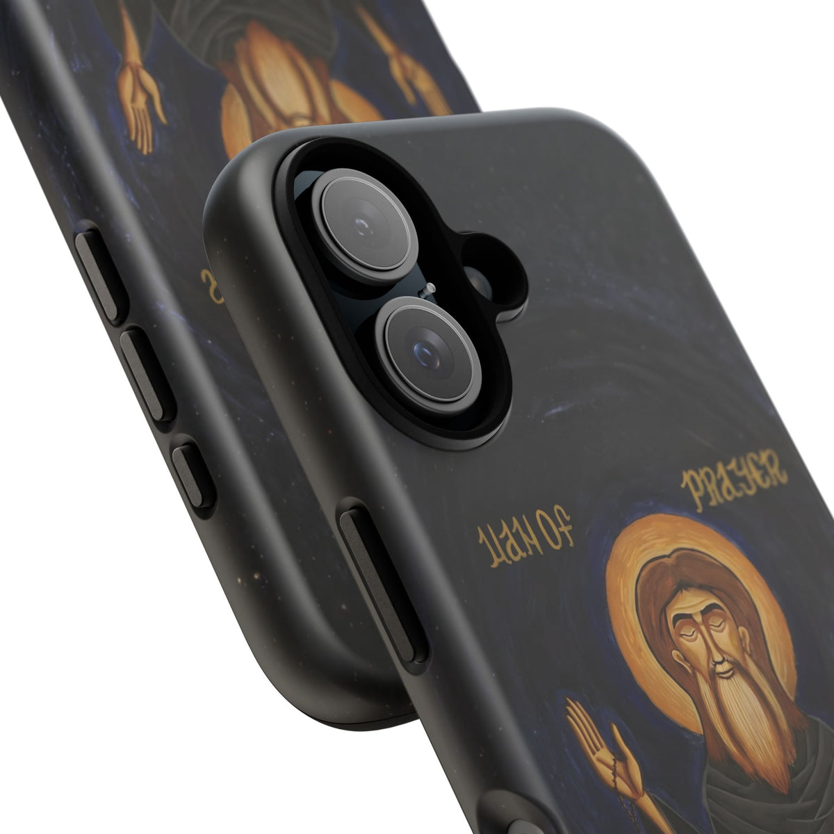 Christelijk telefoonhoesje Paus Cyrillus VI zwart mat