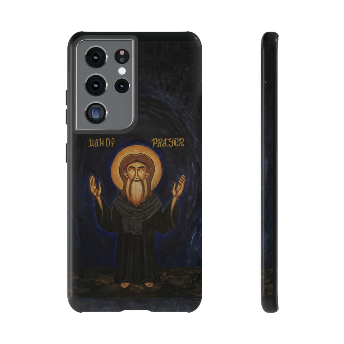 Christelijk telefoonhoesje Paus Cyrillus VI zwart mat