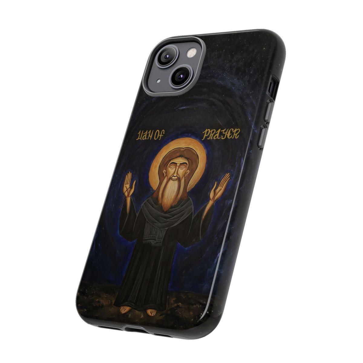 Christelijk telefoonhoesje Paus Cyrillus VI zwart mat