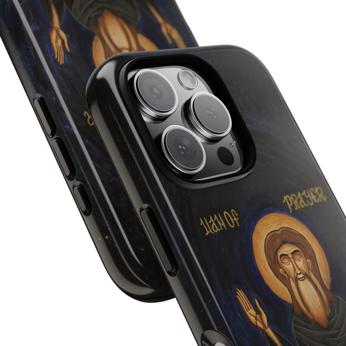 Christelijk telefoonhoesje Paus Cyrillus VI zwart mat