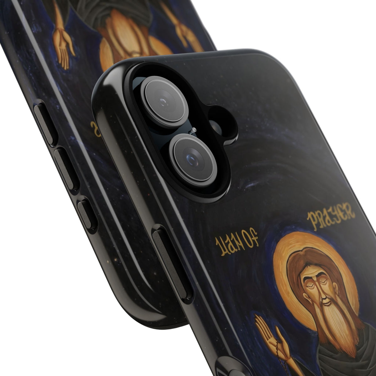 Christelijk telefoonhoesje Paus Cyrillus VI zwart mat