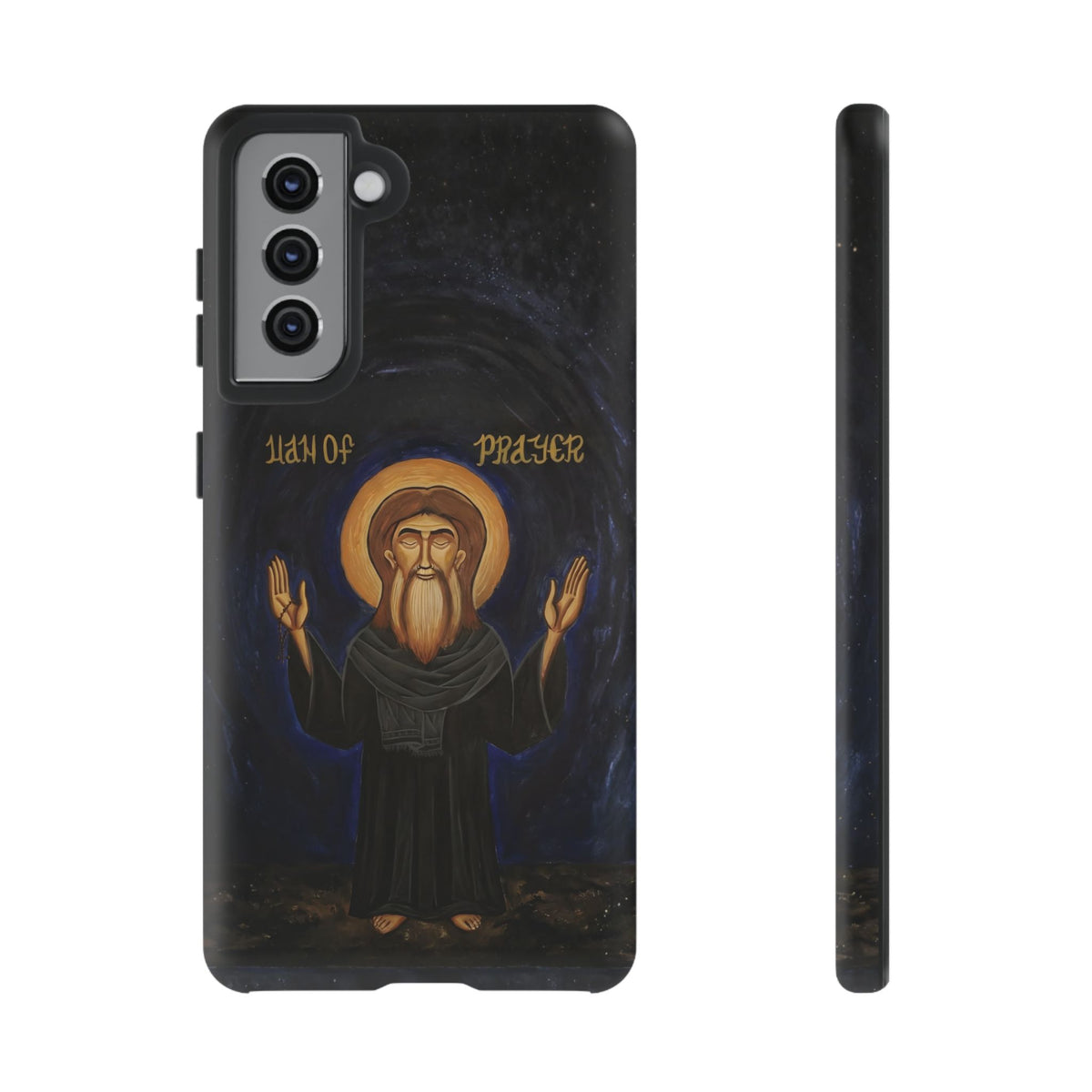 Christelijk telefoonhoesje Paus Cyrillus VI zwart mat