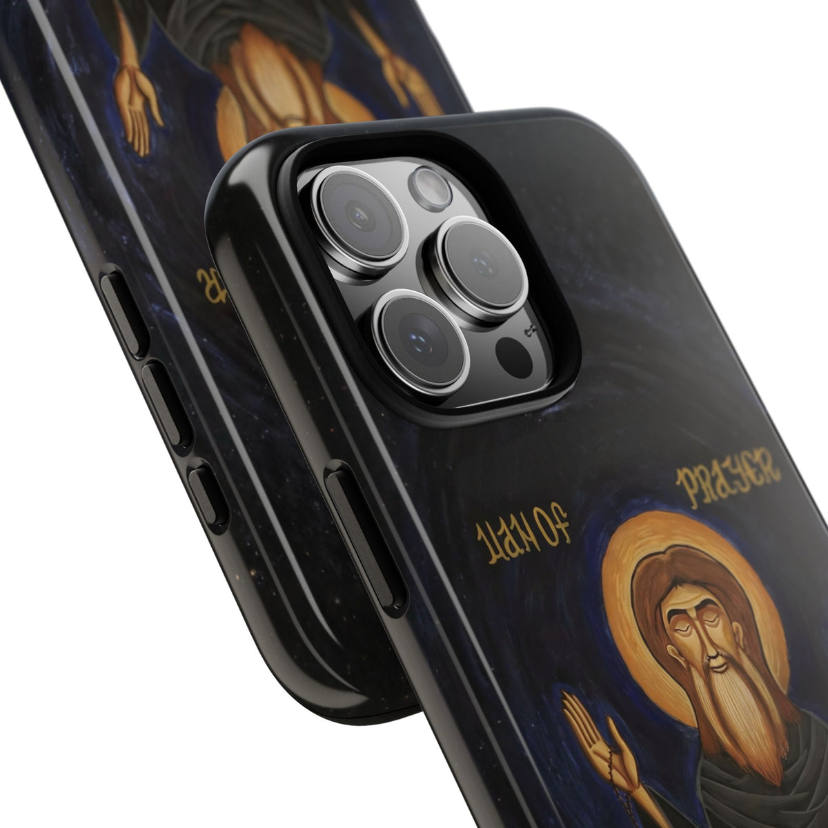 Christelijk telefoonhoesje Paus Cyrillus VI zwart mat