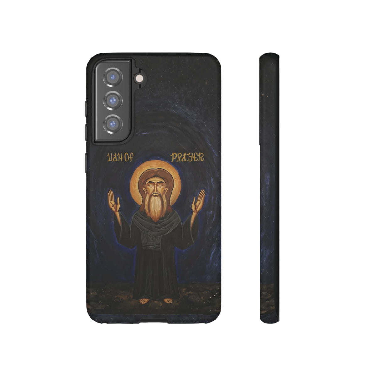 Christelijk telefoonhoesje Paus Cyrillus VI zwart mat