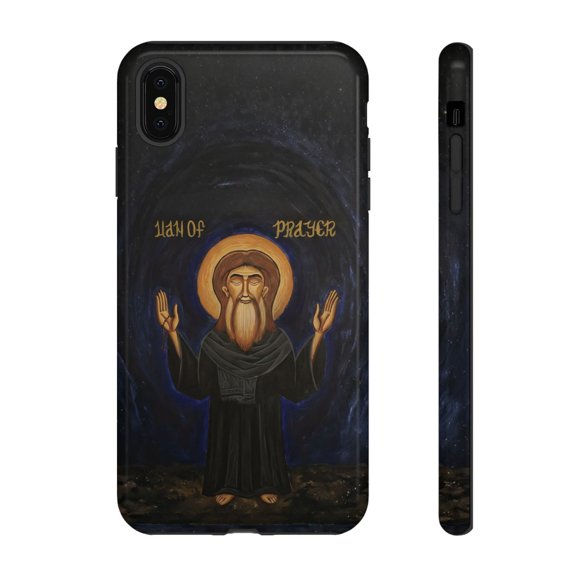 Christelijk telefoonhoesje Paus Cyrillus VI zwart mat