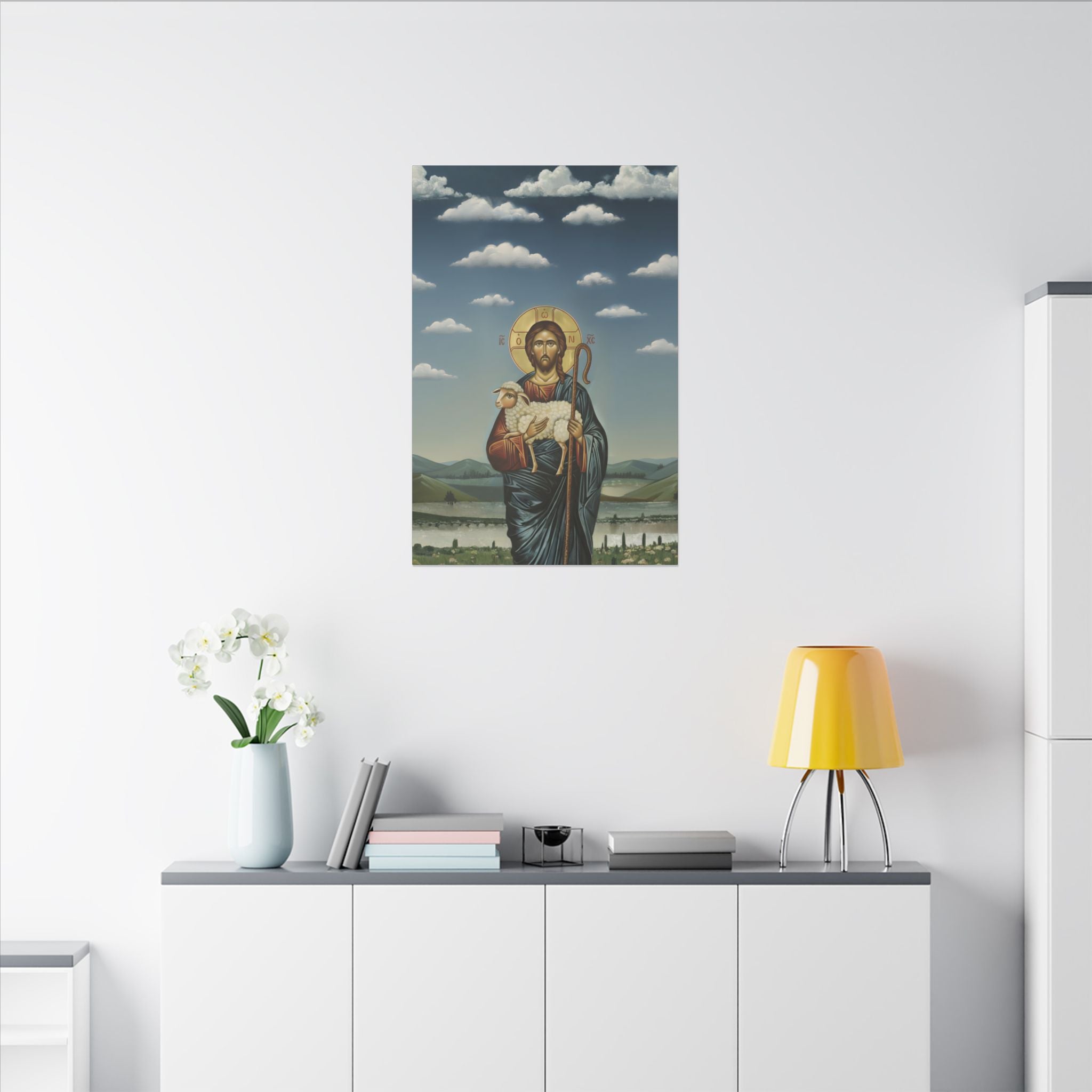 Jesus the Good Shepherd Canvas Print