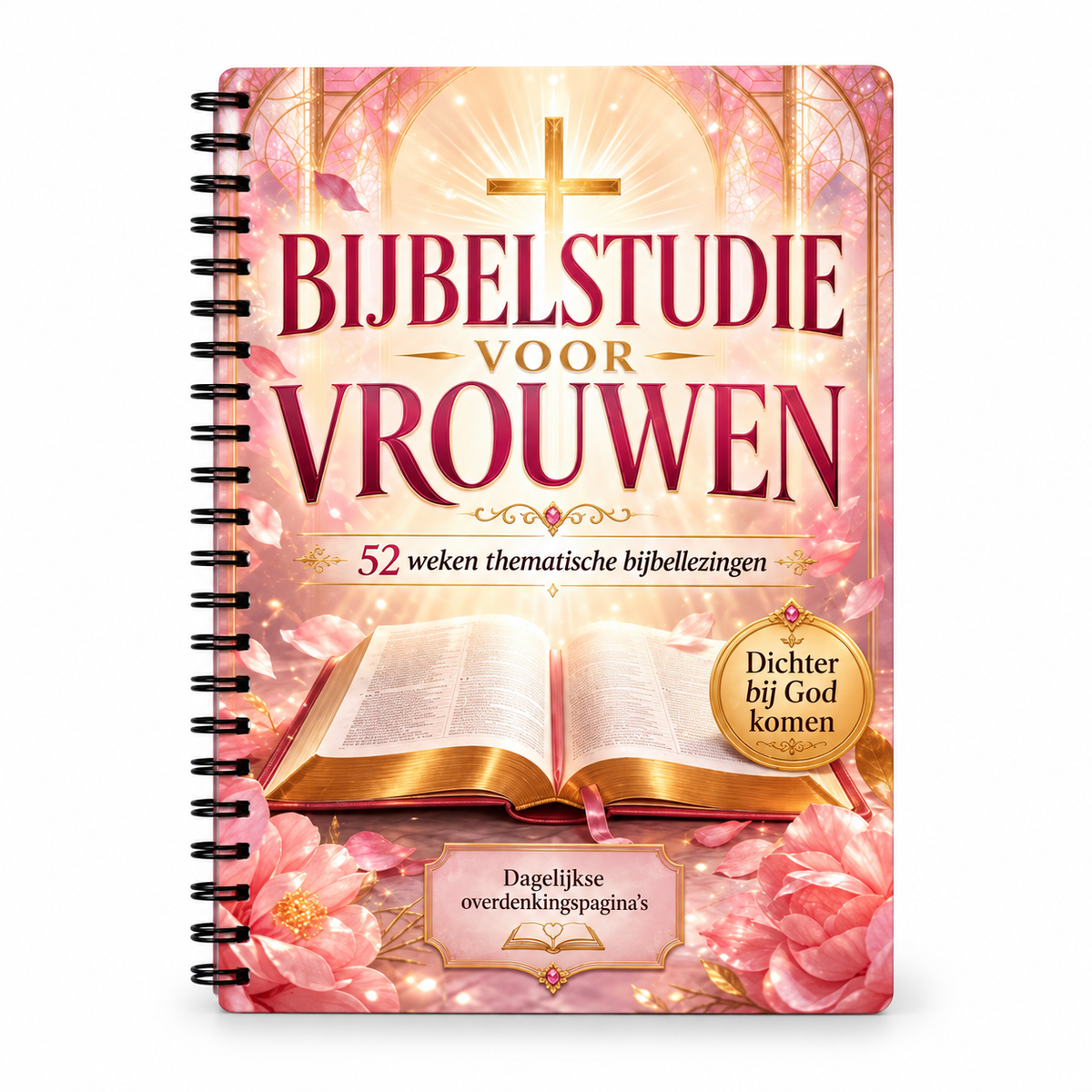 Bijbeljournal – 52 weken bijbelstudie – product op witte achtergrond