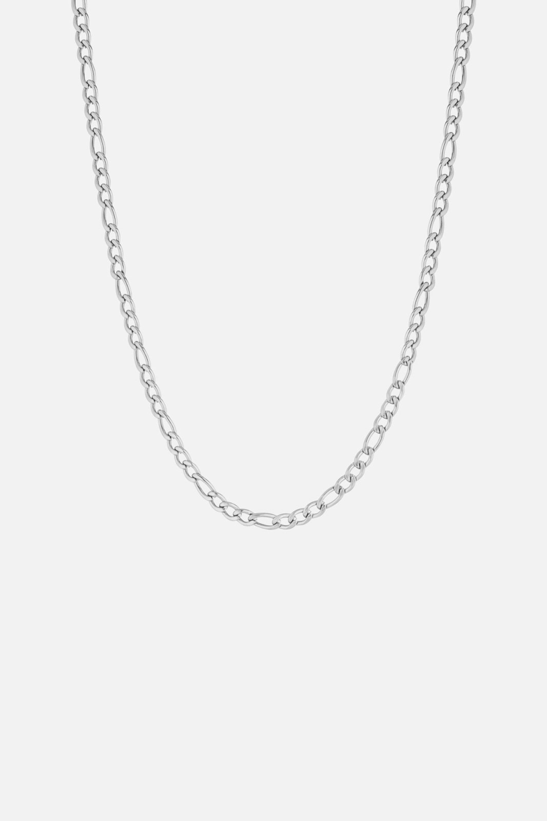 Figaro 3 mm Heren Figaroketting Zilverkleurig