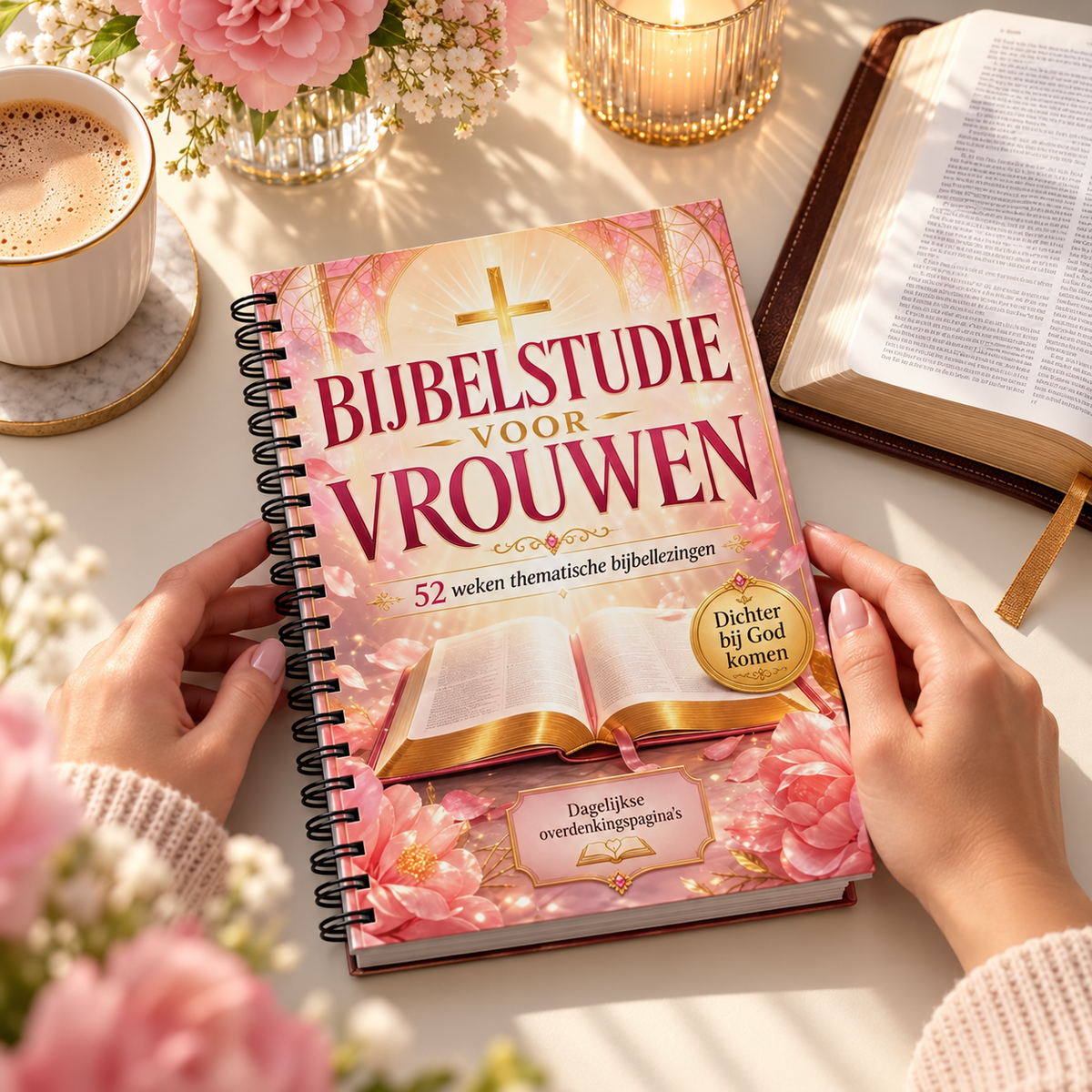Bijbeljournal – 52 weken bijbelstudie – AI-sfeerfoto