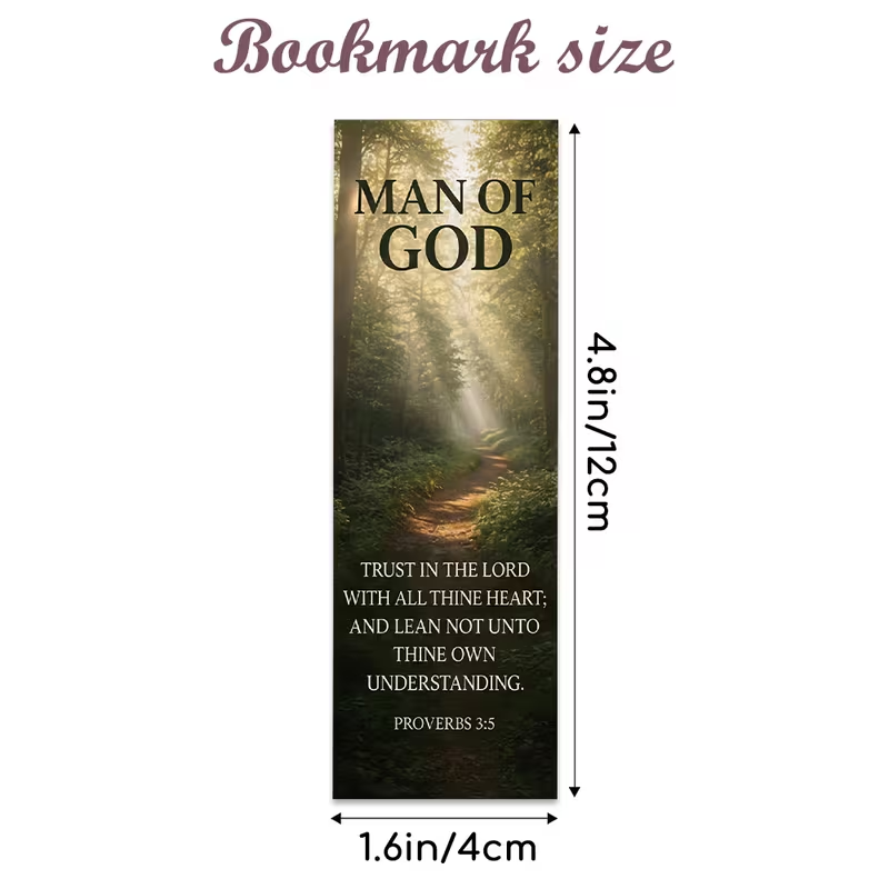Maten van de boekenlegger: 12 x 4 cm